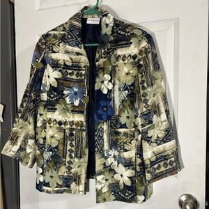 Alfred Dunner suede type cloth jacket